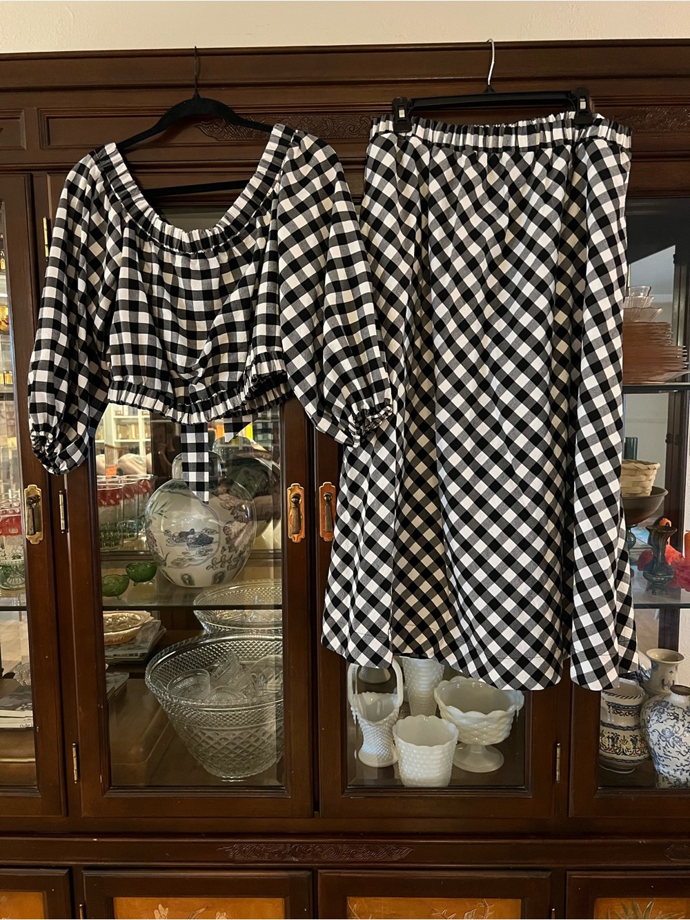 Maeve by Anthropologie top and skirt set